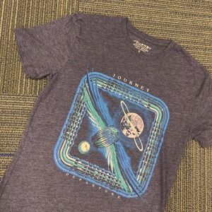 Lucky Brand Journey Departure Graphic T-Shirt Mens Small‎ Band Tee